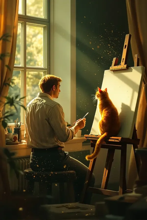 猫与画室 电影海报